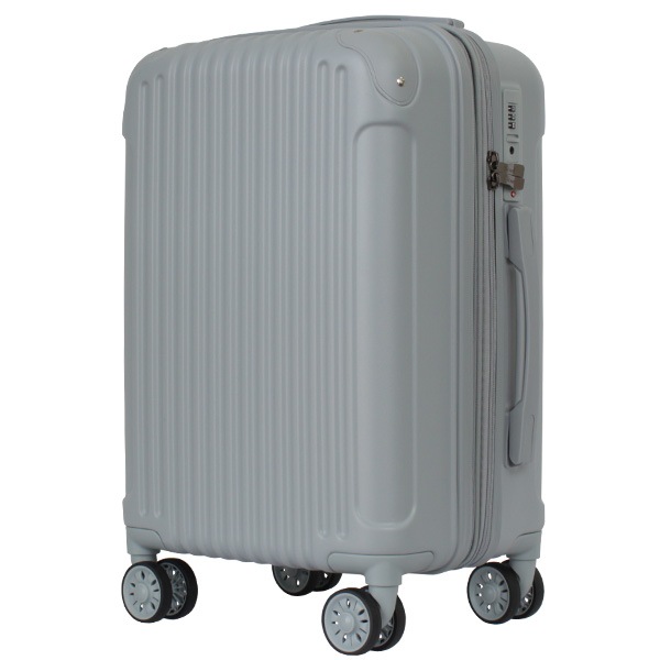 Checotfアイボリー36 Novel 鏡面＆エンボスファスナーキャリー Sサイズ 拡張 8輪 双輪