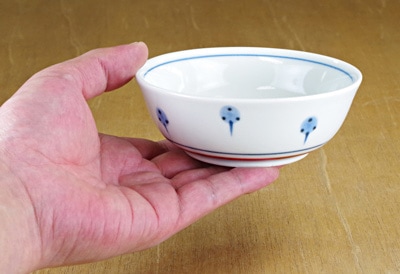 砥部焼 梅山窯 3.7寸平鉢