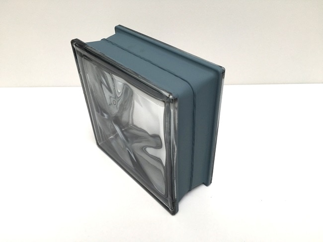 ガラスブロック マリーンブルー色 60個セット商品（W190×H190×D80mm） - 4