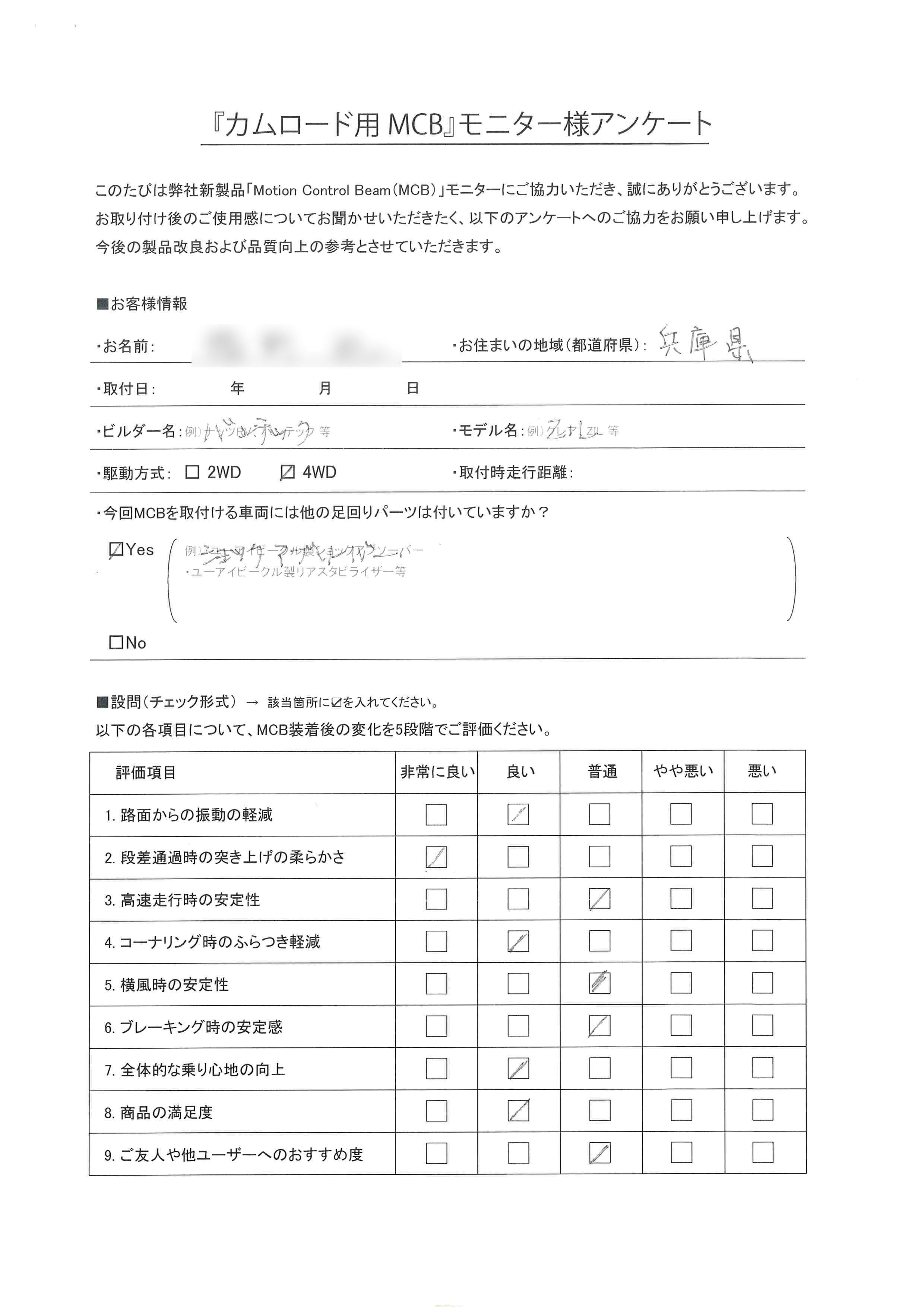 兵庫県からお越しのF様