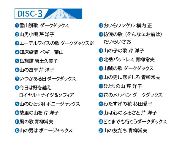 山の歌ベストCD6枚組【通常】｜新聞・カタログ通販「悠遊