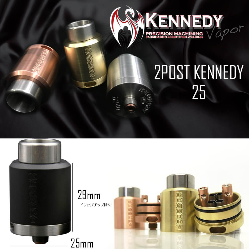 メンズKENNEDY　RDA　BFピン　アトマイザー　スコンカー　VAPE　ベイプ