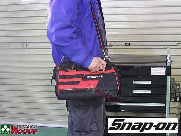 Snap-on スナップオン ツールバッグ がま口 ショルダータイプ 小 幅350 