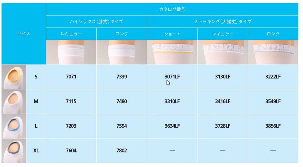 TED サージカルストッキング ストッキング（大腿丈）タイプ レギュラー