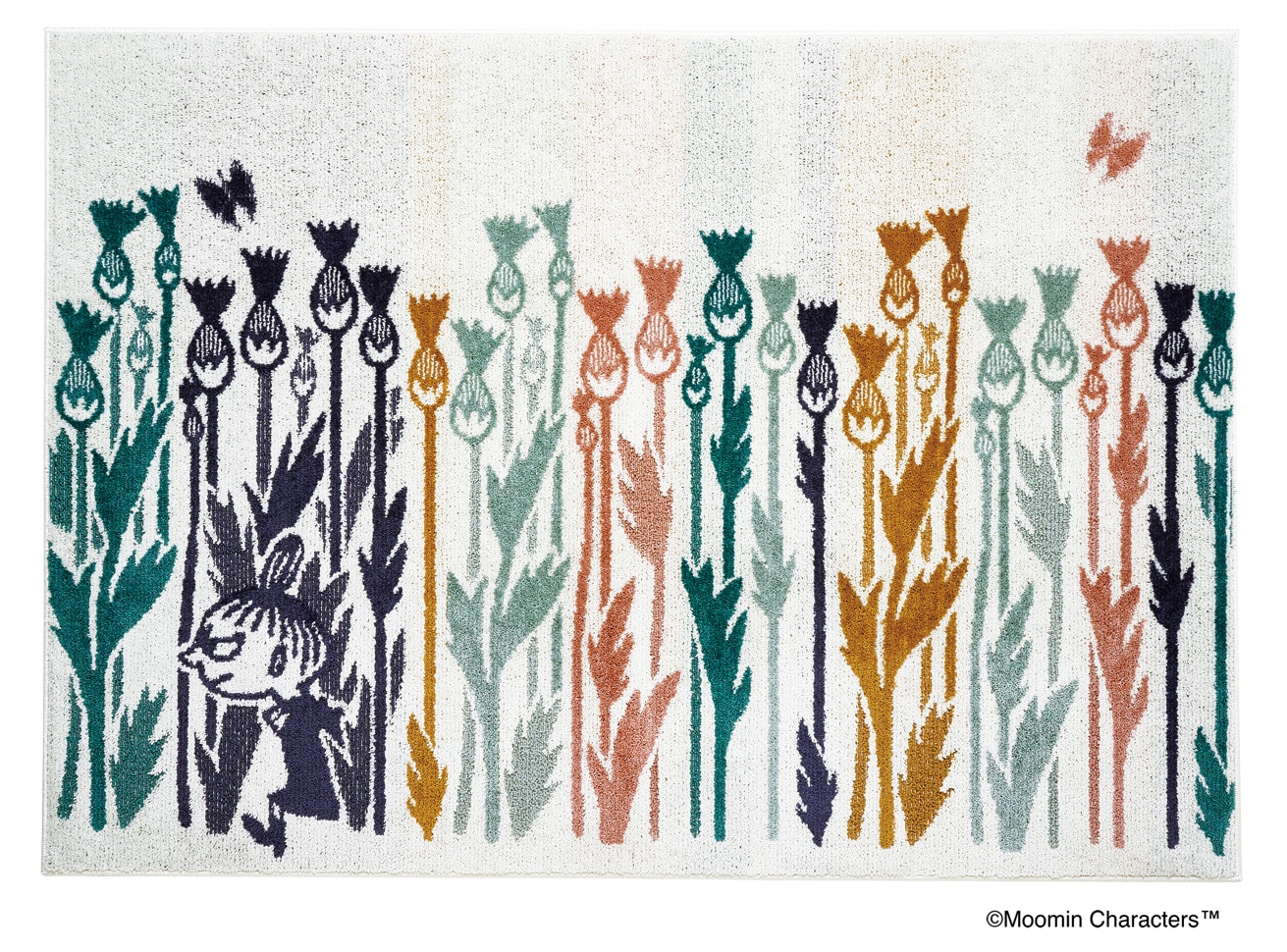 リトルミイワイルドフラワーラグ