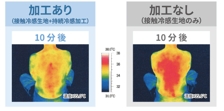 サーモグラフィー試験結果