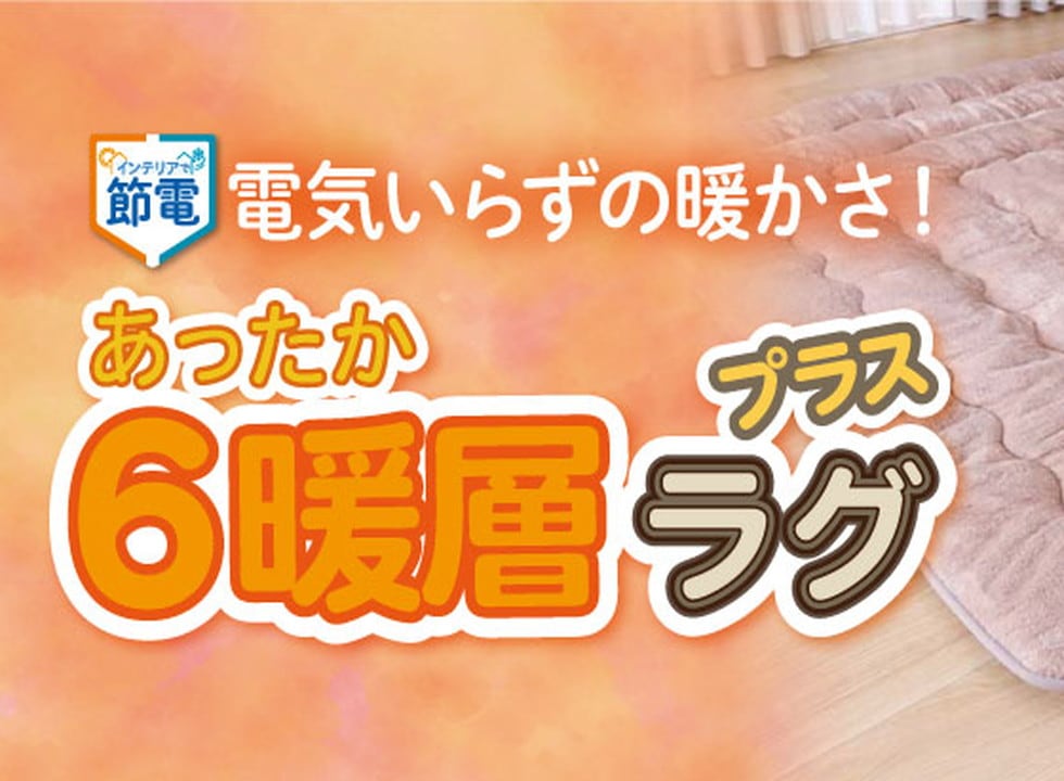 「6暖層ラグプラス」特集