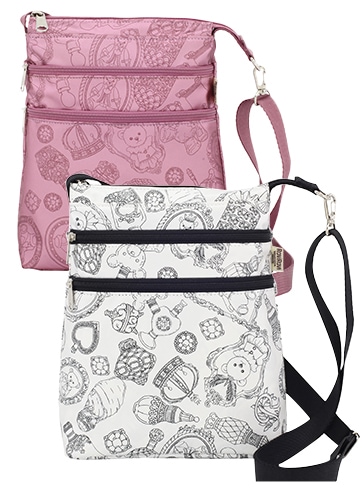 トレゾールモノ WファスナーポシェットS｜500mlのペットボトルが入る