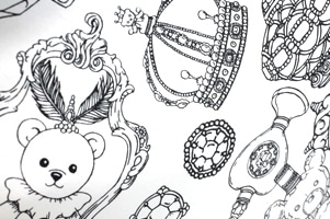 トレゾールモノ WファスナーポシェットS｜500mlのペットボトルが入る