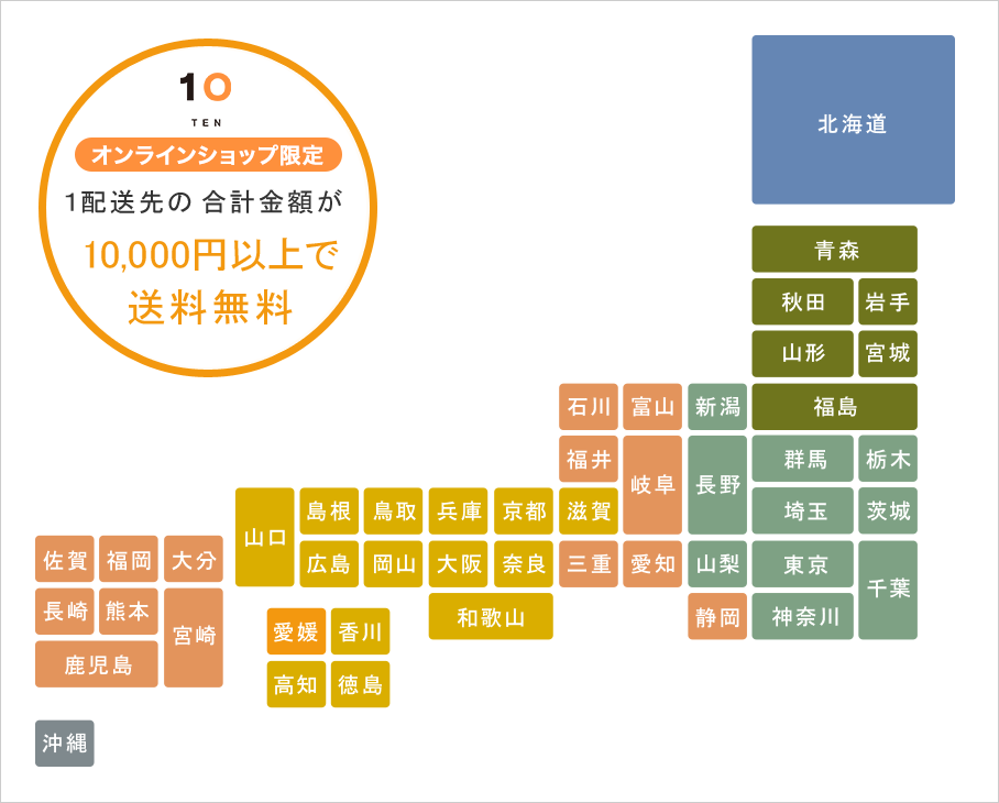 都道府県・配送区分