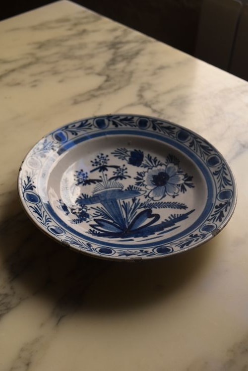 逸品18世紀 デルフト窯 皿 19㎝ | 陶磁器（18・19世紀） | | Trio et