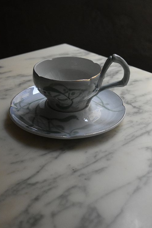 逸品Luneville エドモン・ラシュナル ヤドリギのカップ&ソーサー