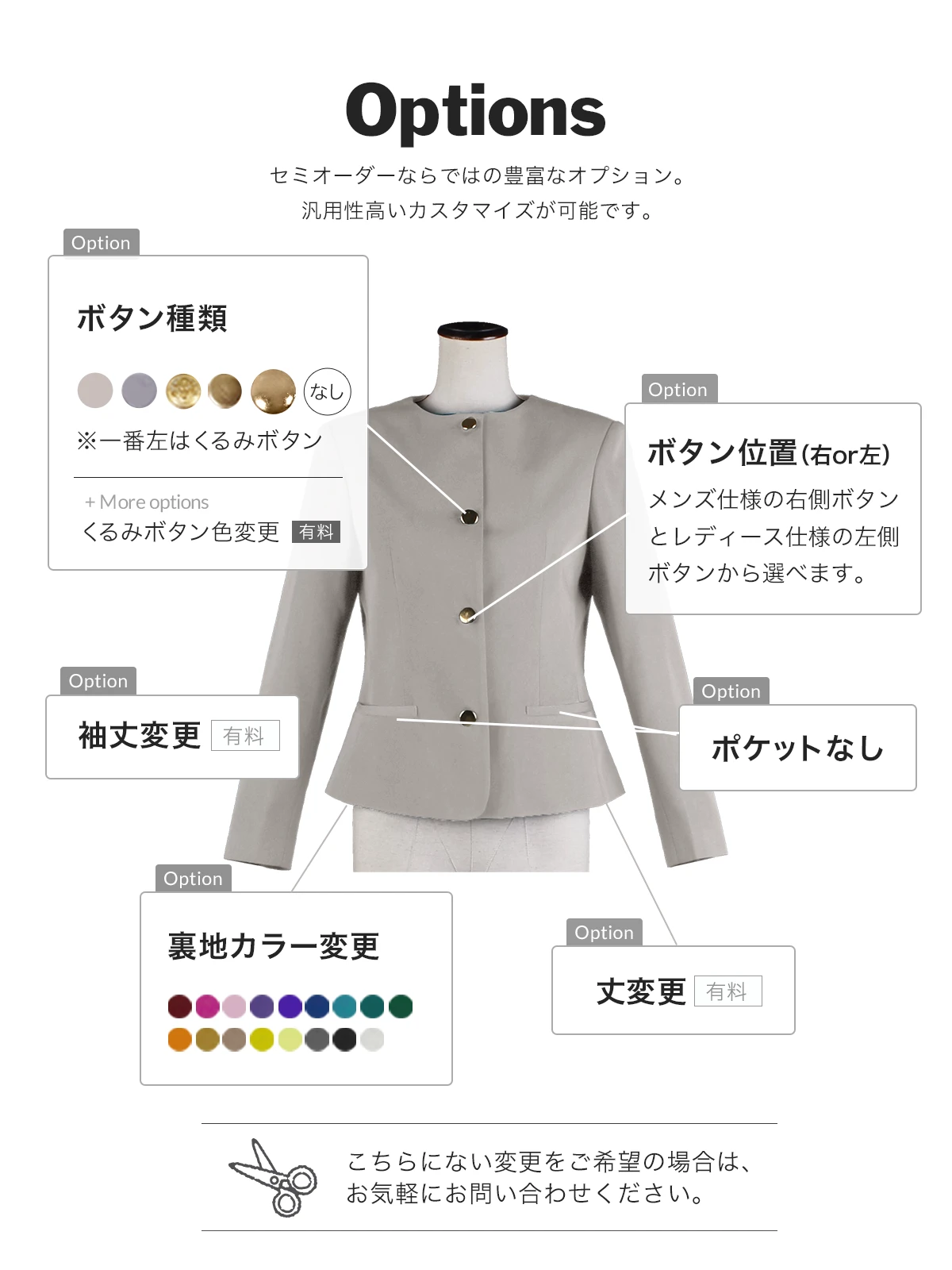 えりなしブレザーオプション