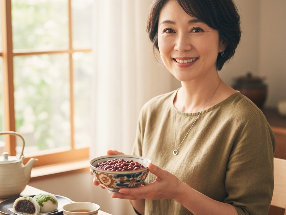小豆で更年期対策 | あんこコラム 【茜丸】あんこ通販 | 業務用あんこ
