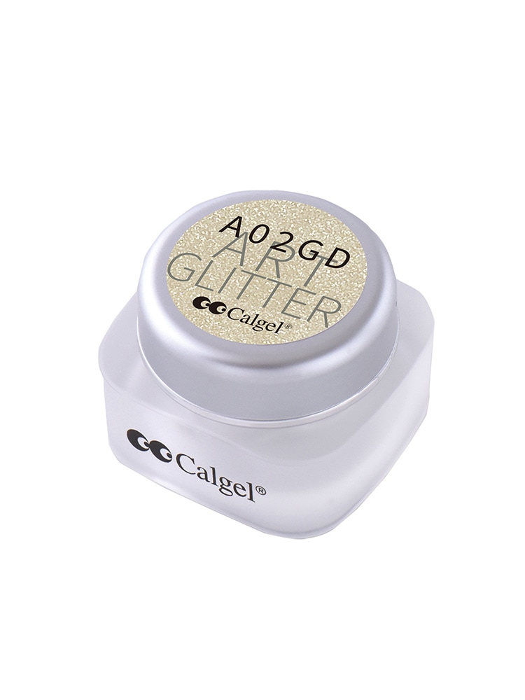 カラーカルジェルプラス アート グリッター プラチナゴールド1.5g CGA02GD