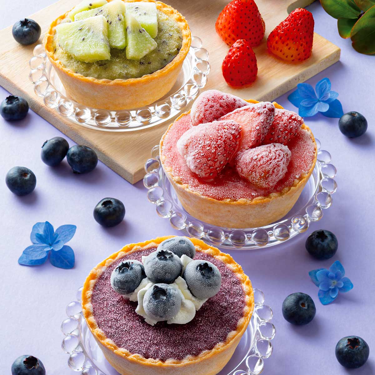 フードスタッフ ゆふいんここるアイスタルトケーキセット