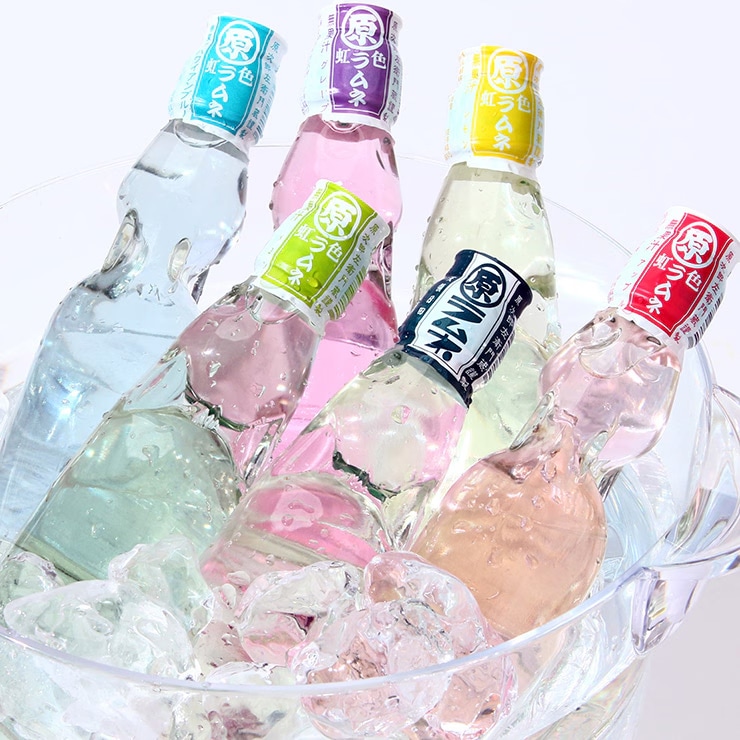 まるはら 虹色ラムネ200ml×15本セット