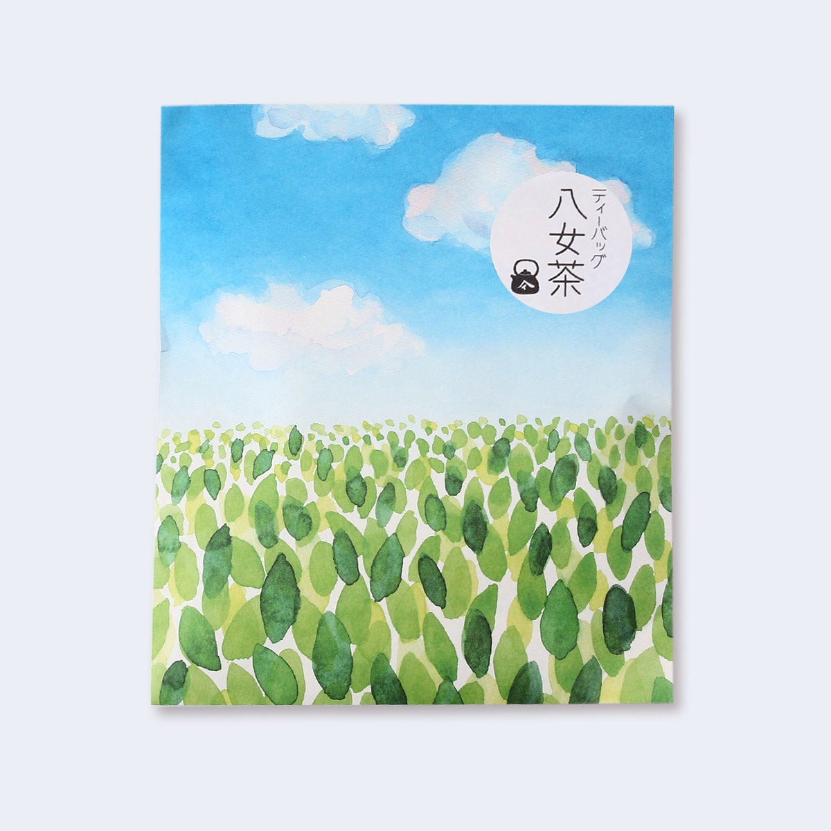 石井製茶 八女茶 選べるメッセージ(青空)