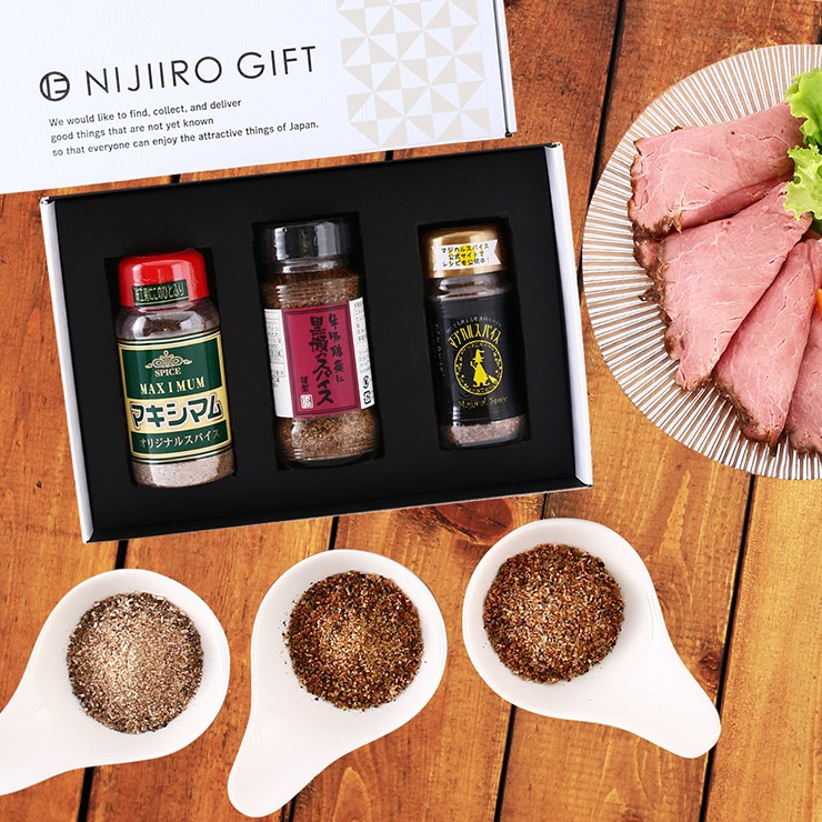 にじデパート NIJIIRO GIFT 3種の万能調味料スパイスギフトセット