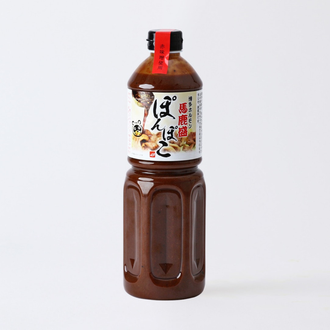 にじデパート[ぽんぽこ] 博多ホルモン 馬鹿盛ぽんぽこのたれ 1000ml