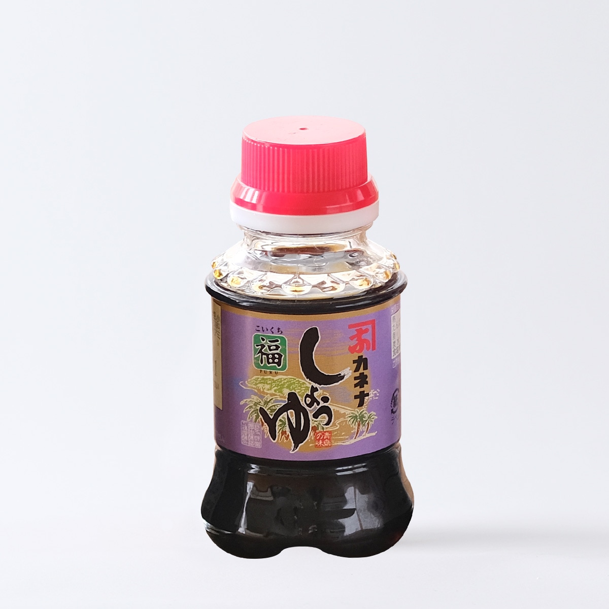 にじデパート[長友味噌醤油醸造元] カネナ こいくちしょうゆ『福』(甘口) 100ml