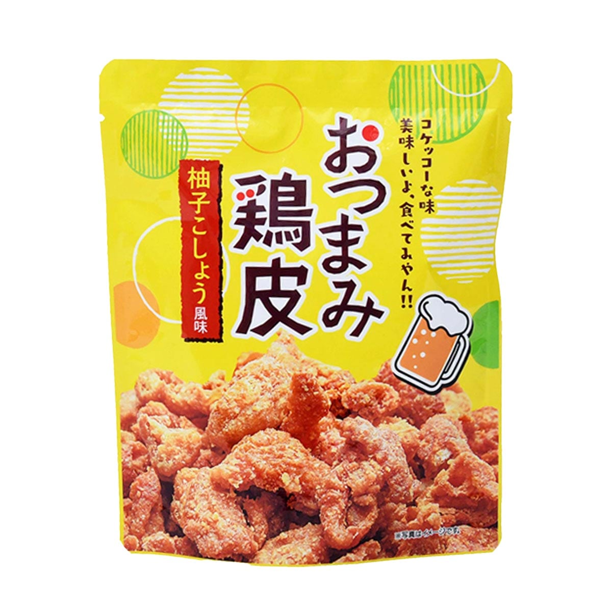 にじデパート　ネオフーズ竹森　おつまみとり皮 柚子こしょう風味 50g