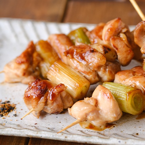 馬刺しのたれ　フライパン焼き鳥