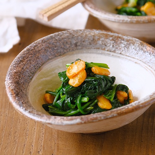 うに豆　ほうれん草のうに豆和え