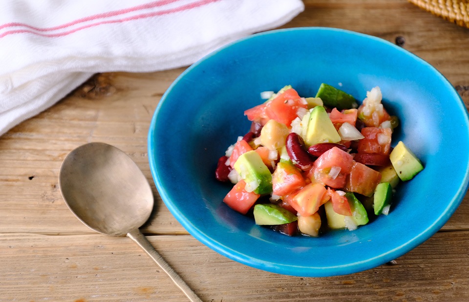 にじデパート メキシコ風サラダ 黒瀬のスパイス  