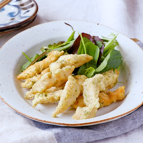 京都府産 京丹波あじわいどり ささみ ささみのスティック磯辺揚げ