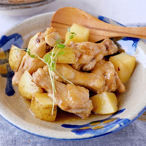 京都府産 京丹波あじわいどり 手羽元 手羽元とじゃがいものはちみつ煮