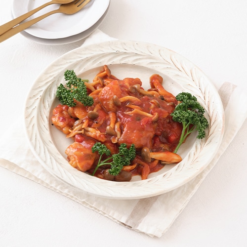 唐船峡 涼味めんつゆ めんつゆで簡単！鶏肉のトマト煮込み