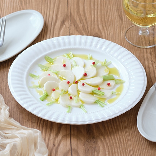 王冠の雫 ビーガン翡翠 野菜の（かぶ）カルパッチョ