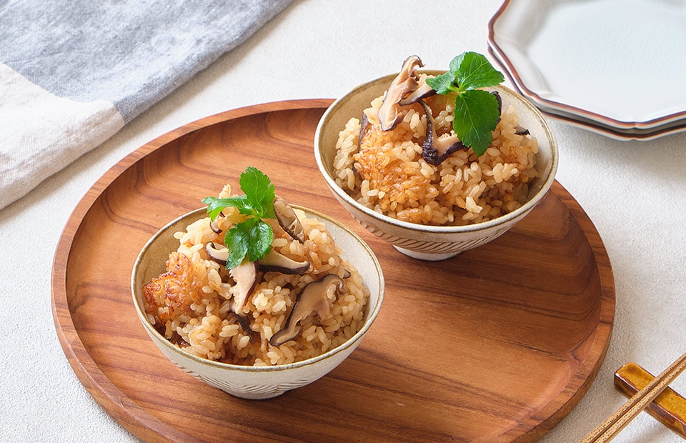 にじデパート 干し椎茸の旨み炊き込みごはん こだわり大分産椎茸どんこ 