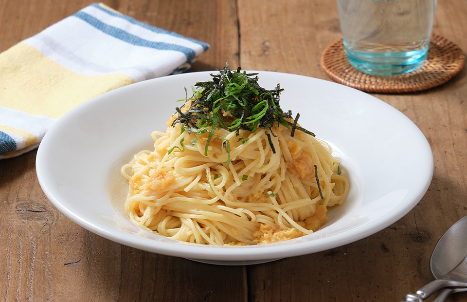 にじデパート 辛子明太子風 鰤真子の和えるだけスパゲッティ 辛子明太子風 鰤真子 