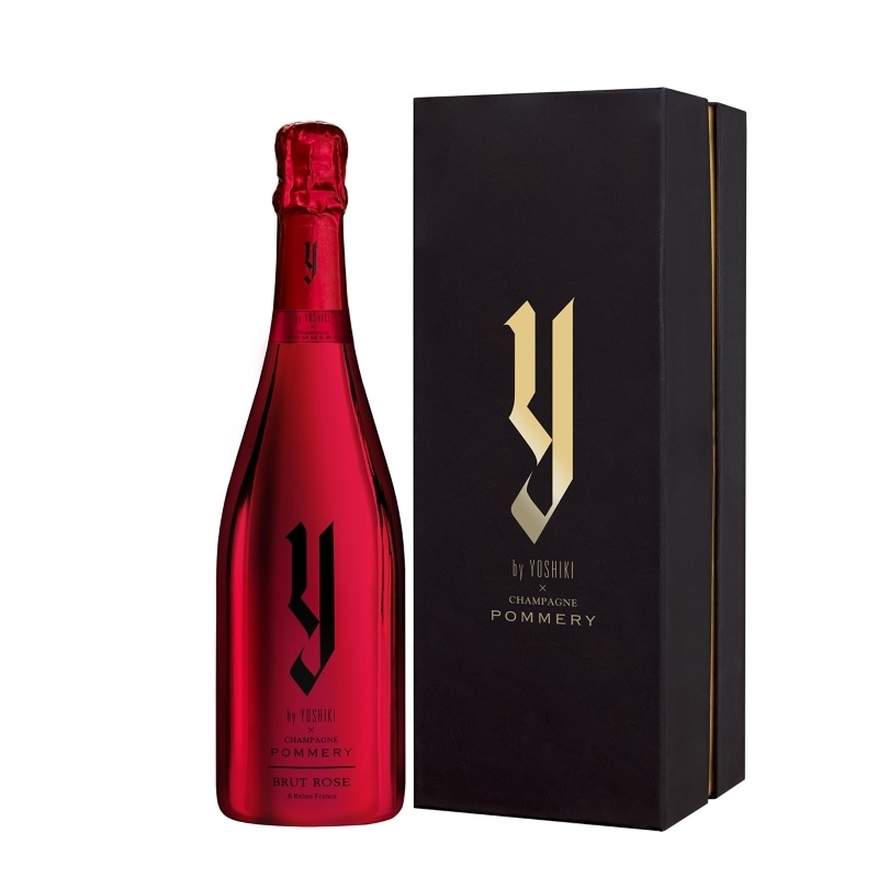 Y by YOSHIKIシャンパン 赤 ロゼ 750ml 12.5% ポメリー Y by YOSHIKI 