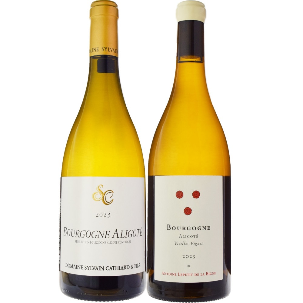 シルヴァン・カティアール ブルゴーニュ・アリゴテ[2023]＋アントワーヌ・ルプティ・ド・ラ・ビーニュブルゴーニュ・アリゴテ・ヴィエイユ・ヴィーニュ[2023] ワインセットC