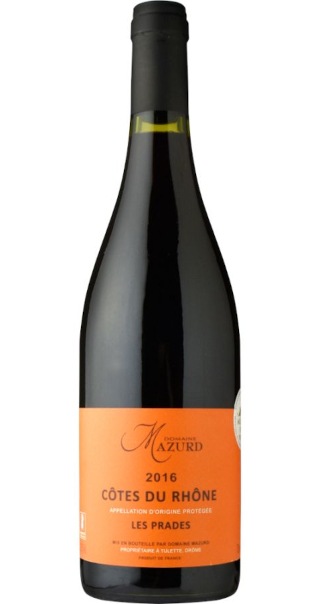 ドメーヌ・マズール コート・デュ・ローヌ・レ・プラド [2016]