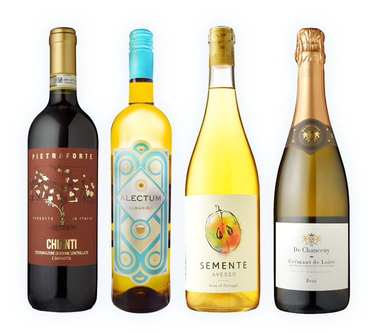 【春季限定】信濃屋直輸入赤・白・オレンジ・泡4本セット