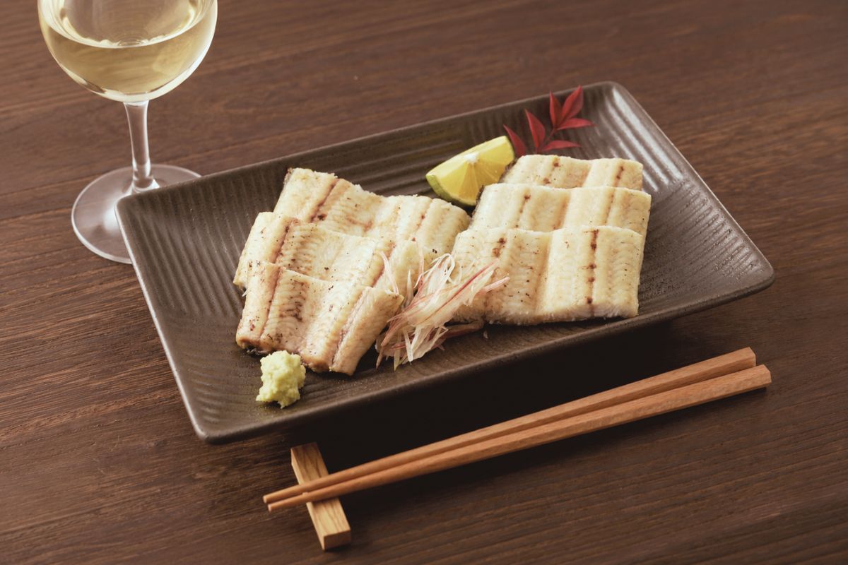 うなぎと白ワインのペアリングイメージ
