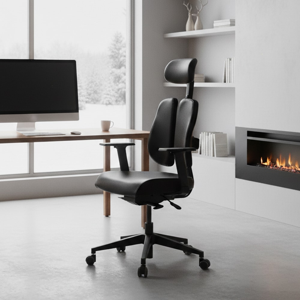 日本独占販売】デュオバック D2500G-DAL（合皮）エグゼクティブチェア