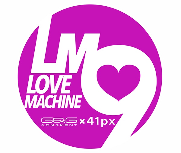 LOVE MACHINE N°9 「41購入特典LM9 ラバーパッチ」 | G&G エアガン