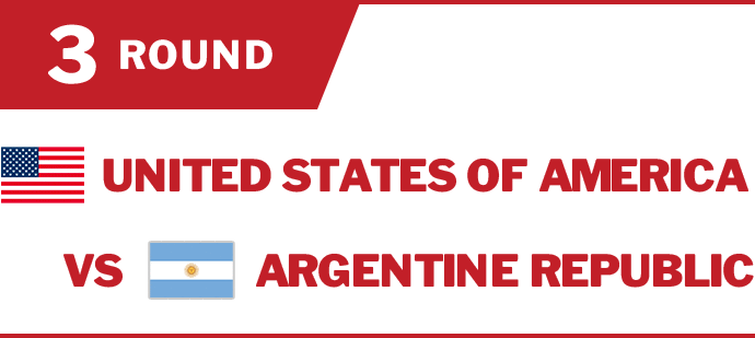 3ROUND United States of America vs Argentine Republic