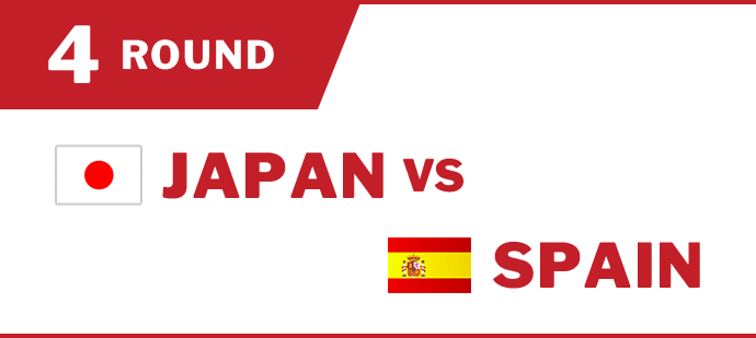 4ROUND JAPAN vs SPAIN