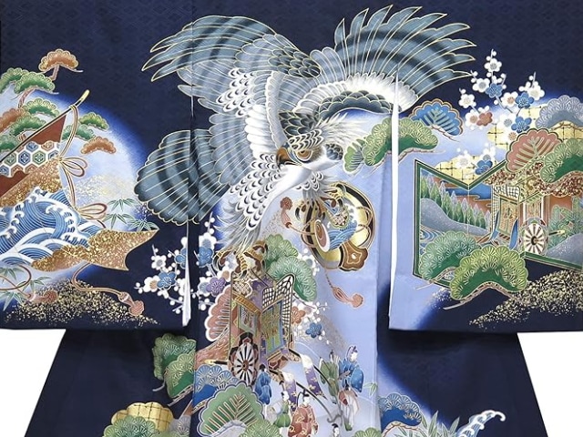 ご予約中おしゃれで粋な男宮参り着物在庫処分06 ご予約中おしゃれで粋な男宮参り着物在庫処分06