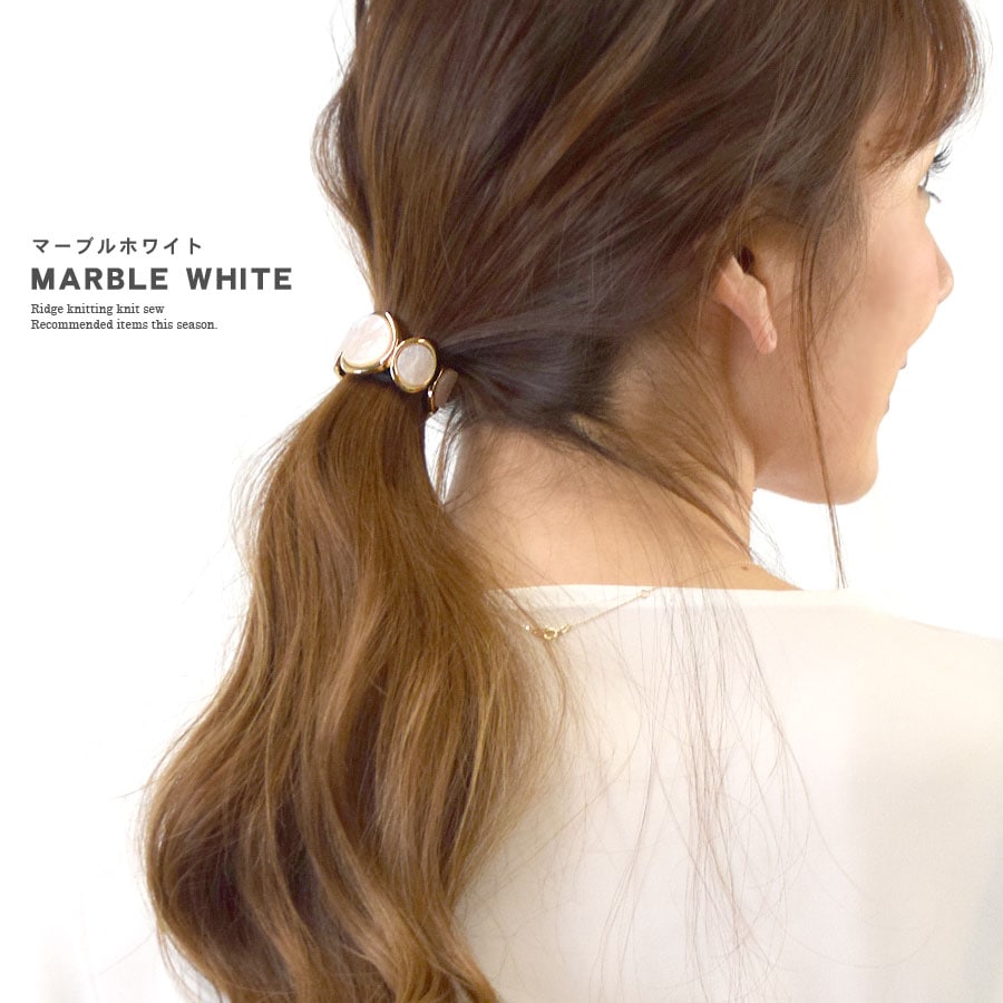 ヘアリング ヘアカフス ヘアゴム ヘアアアクセサリー メタル マット