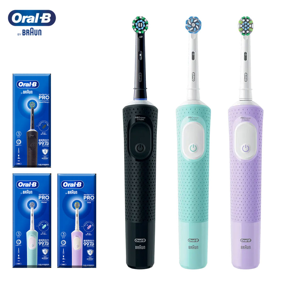 代引き不可 Oral-B オーラルB D1034133BK すみずみクリーン PRO マルチ