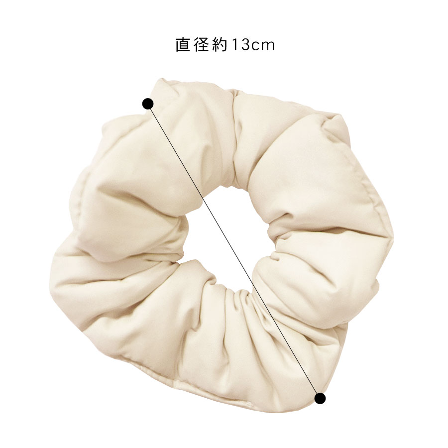 ★なぁたん様 ご確認用★もこもこシュシュ シュシュ ダウン風 大きめ ボリューム BIG ダウン素材 もこもこ