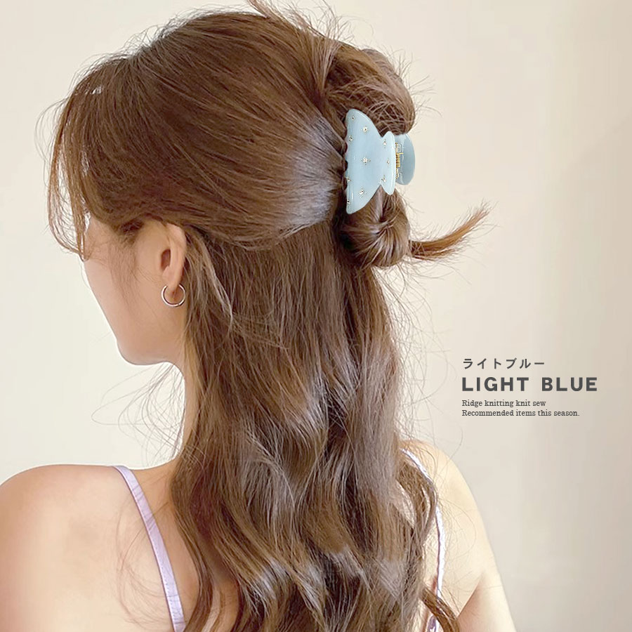 べっこう風キラキラ　ラインストーン　ミニバンスクリップ ヘアクリップ　ブラウン べっこう風キラキラ ラインストーン ミニバンスクリップ ヘア