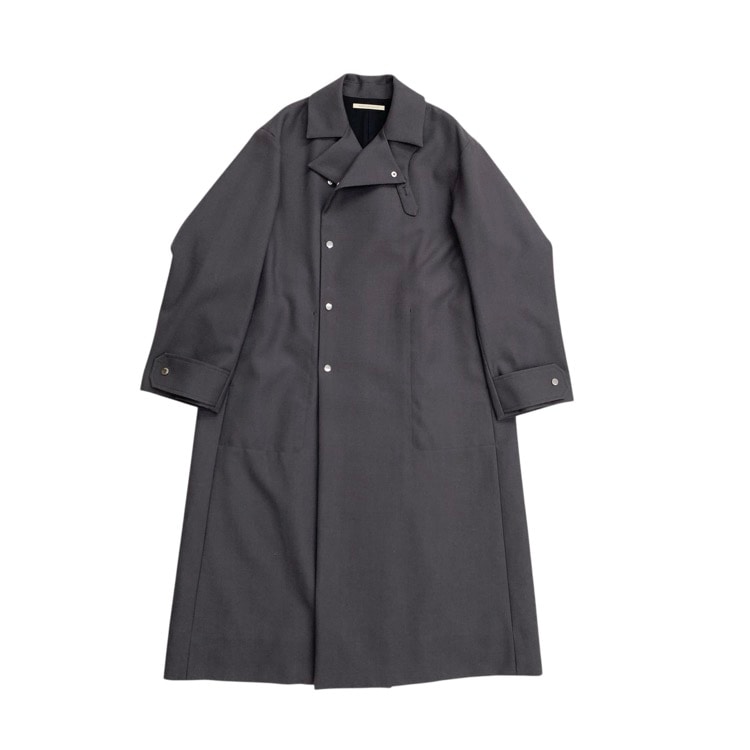 HARUNOBUMURATA IRONVILLE OVERSIZED WOOL TRENCH COAT